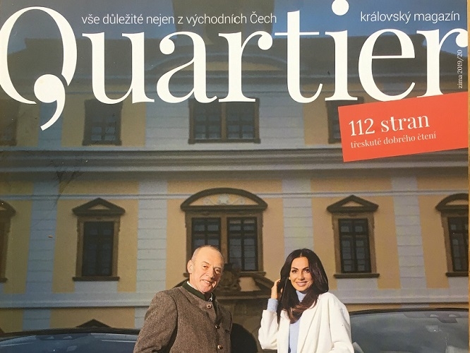 Byli jsme v rádiu a časopisu Quartier